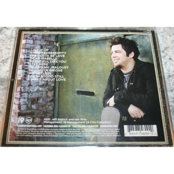 LIVE IT UP, LEE DEWYZE AUDIO CD COUNTRY MUSIC VGUC - Picture 2 of 3